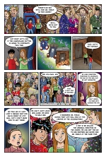 Gabe and Allie in Race Through Time, Episode 6, page 3