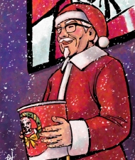 Santa Colonel KFC